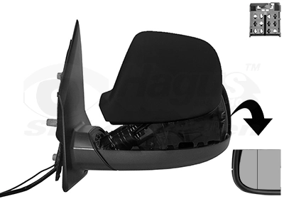 Lusterko wsteczne lewe Volkswagen Transporter SGA, SGH, SHA, SHH