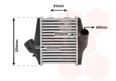 Chłodnica intercoolera do Smart FORTWO 451