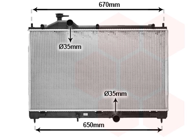 Chłodnica silnika Mitsubishi Eclipse GK, GL