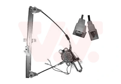 Mechanizm podnoszenia szyby drzwi przednich lewych do Audi 90 89, 89Q, 8A