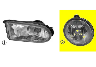 Reflektor przeciwmgielny Renault Twingo