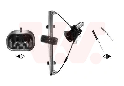Mechanizm podnoszenia szyby drzwi przednich lewych do Nissan Micra  K12