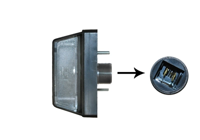  Lampa oświetlenia tylnej tablicy rejestracyjnej Fiat Ducato 2