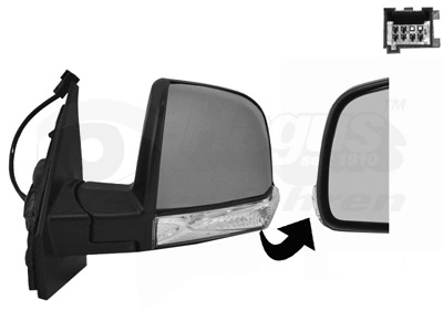 735645687 Fiat/Alfa/Lancia Lusterko wsteczne lewe