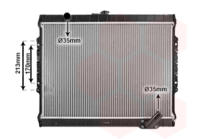 Chłodnica silnika do Mitsubishi Pajero L04G, L14G