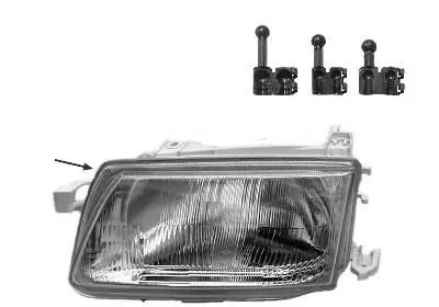 90442389 Peugeot/Citroen Reflektor lewy