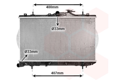 Chłodnica silnika Hyundai Accent 1