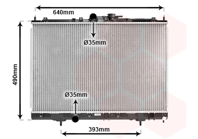 Chłodnica silnika do Mitsubishi Pajero H60, H70