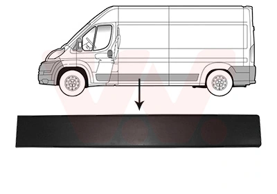 Listwa ochronna drzwi bocznych (przesuwnych) Renault (RVI) 8546T8 cena, od 52,78 USD