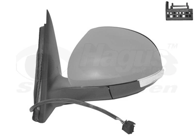 Lusterko wsteczne lewe Skoda Yeti 5L, 5L1, 5L2, 5L6, 5L7