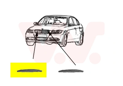 Listwa ochronna maski BMW 3 E91