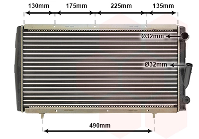 Chłodnica silnika Renault 21 L48