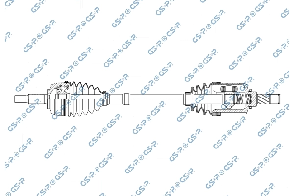 Do koszyka 391011023R Renault (RVI) Półoś napędowa przednia lewa
