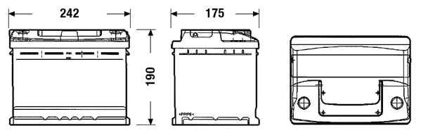 Bateria (akumulator) Fiat/Alfa/Lancia 6000630417 cena, od 97,87 USD