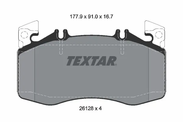 Klocki hamulcowe przednie tarczowe Mercedes 0004202203 cena, od 90,22 USD