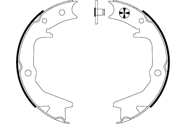 Klocki hamulca ręcznego do Mitsubishi Galant VII E5A, E7A, E8A