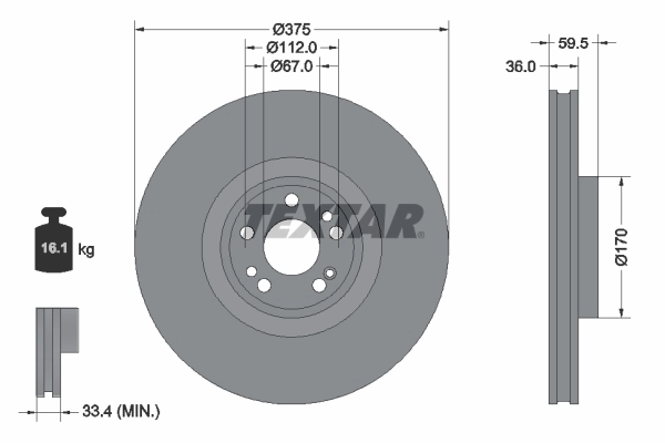Tarcza hamulcowa przednia Mercedes GLS SUV (X167) (2019 - 2026) cena, od 191,23 USD