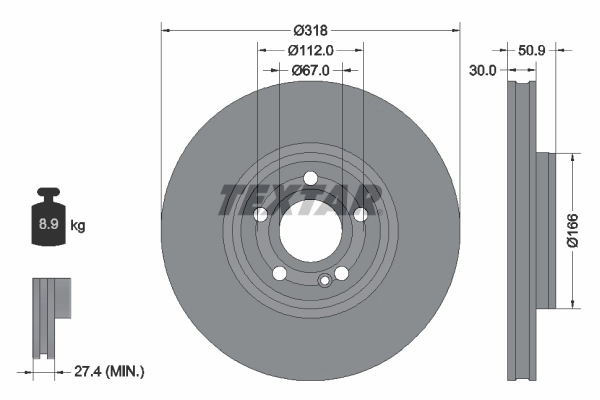 Tarcza hamulcowa przednia Mercedes A2474210712 cena, od 89,70 USD