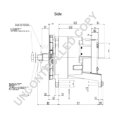 Do koszyka A013154740280 Mercedes Alternator