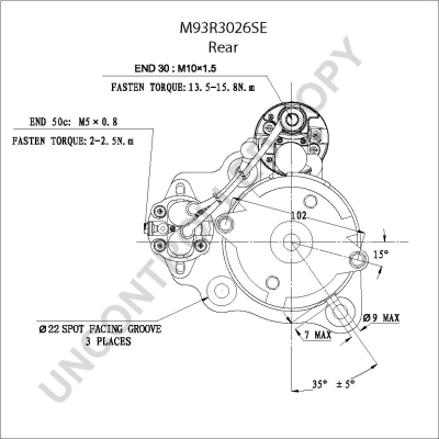 Rozrusznik Prestolite M93R3026SE cena, od 221,33 USD