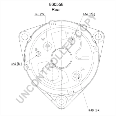Alternator 6290070 Liebherr