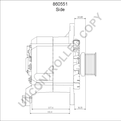 3986429 VAG Alternator