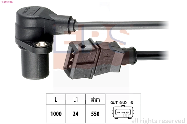 96418382 Hyundai/Kia Czujnik położenia wału korbowego