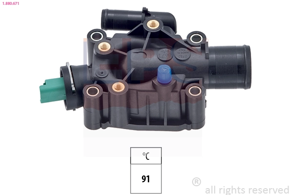  Obudowa termostatu Peugeot 206 