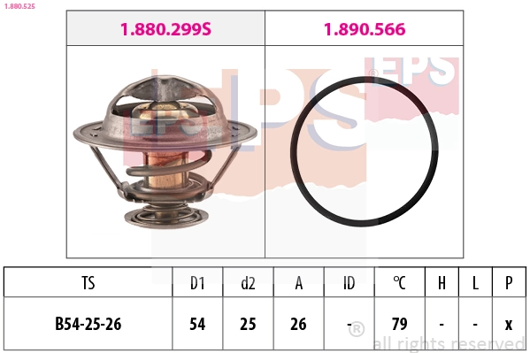 Termostat Fiat/Alfa/Lancia 98463637 cena, od 9,92 USD