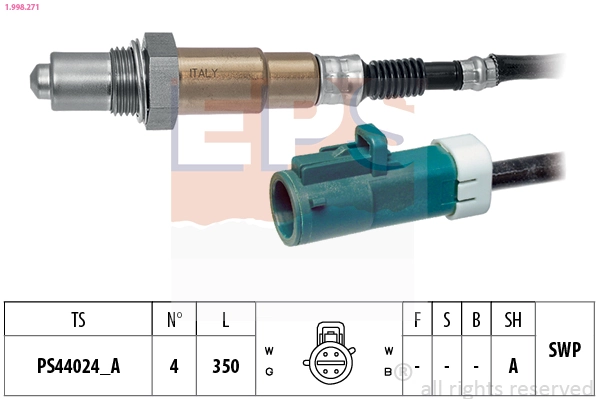 Sonda lambda, czujnik tlenu Ford Fiesta COURIER awangarda (J5S, J3S) (1996 - 2002) cena, od 55,60 USD