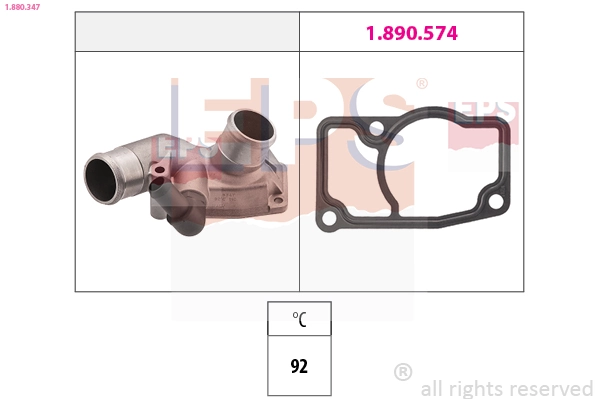Obudowa termostatu General Motors 90572899 cena, od 26,79 USD