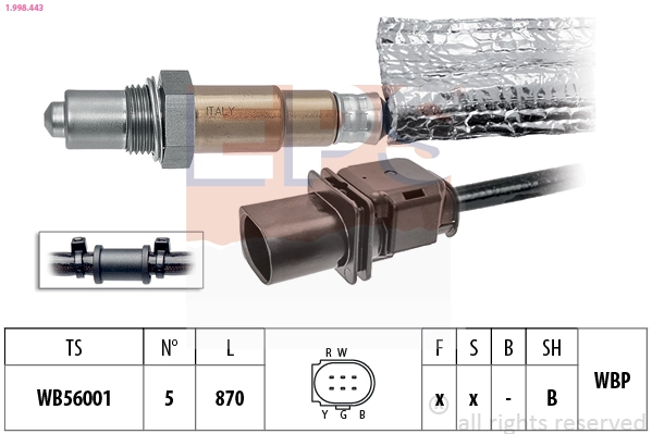 Sonda lambda czujnik tlenu przed katalizatorem UAR9000EE005 NGK