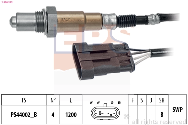 Sonda lambda Alfa Romeo 145