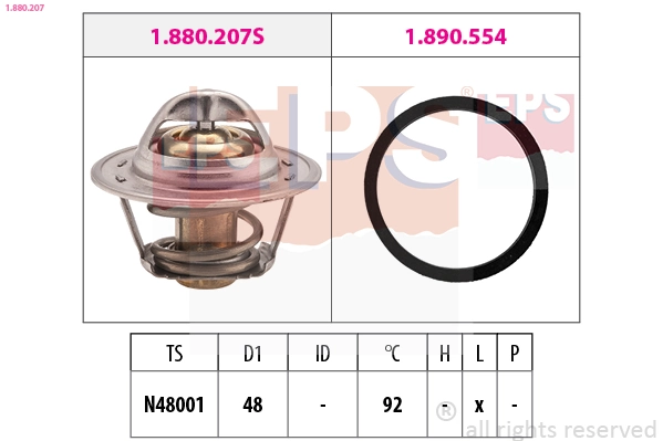 Termostat General Motors 1338870 cena, od 7,50 USD