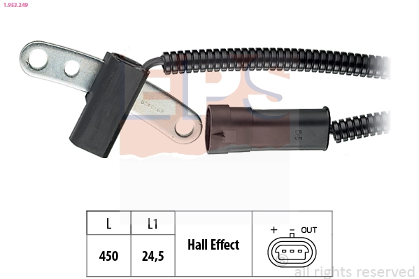 Czujnik położenia wału korbowego Jeep Cherokee