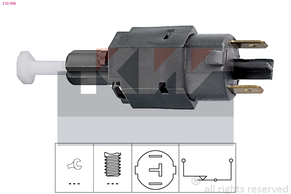 Do koszyka Czujnik włącznika świała stop Daewoo Lanos  KLAT