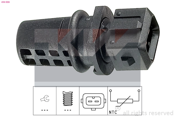  Czujnik temperatury powietrza wlotowego Chevrolet Aveo 2