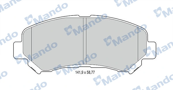 Klocki hamulcowe przednie tarczowe do Nissan Qashqai I J10