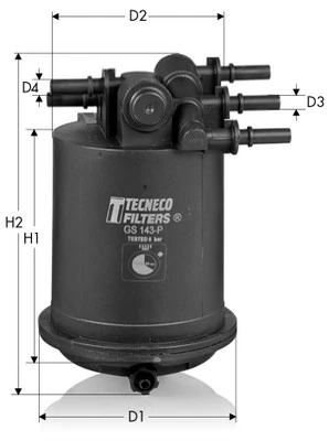 Filtr paliwa do Mazda 2 II DE