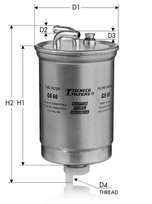 GS66 Tecneco filtr paliwa