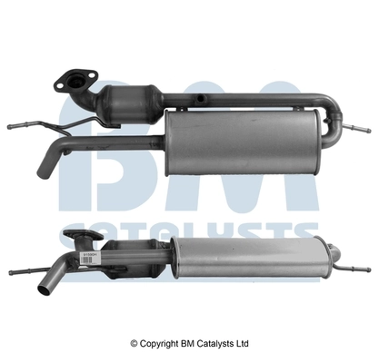 Konwerter-katalizator do Smart FORTWO 451