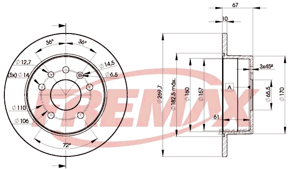 Tarcza hamulcowa tylna Opel Omega A sedana (16, 17, 19) (1986 - 1994) cena, od 36,96 USD