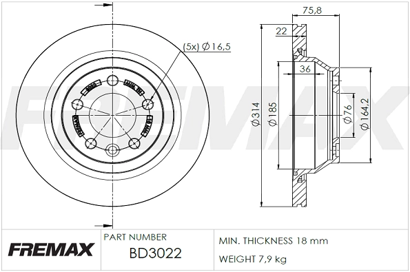 BD3022 Fremax
