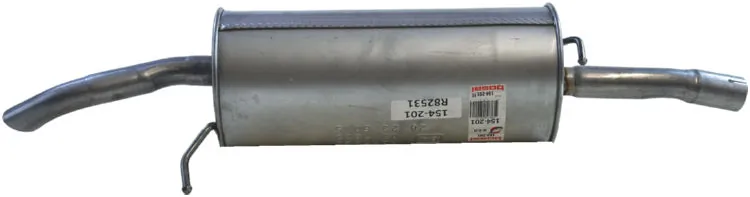 Do koszyka 154201 Bosal Tłumik, tylna część