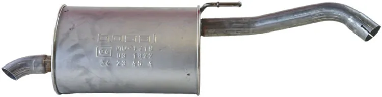 Do koszyka 145127 Bosal Tłumik, tylna część