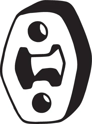 Poduszka mocowania tłumika do Audi A3  8P1