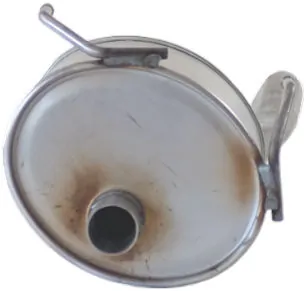 Tłumik, tylna część Fiat Panda 2 169A