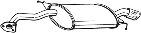 Tłumik, tylna część Mitsubishi Space Wagon 3 N8, N9