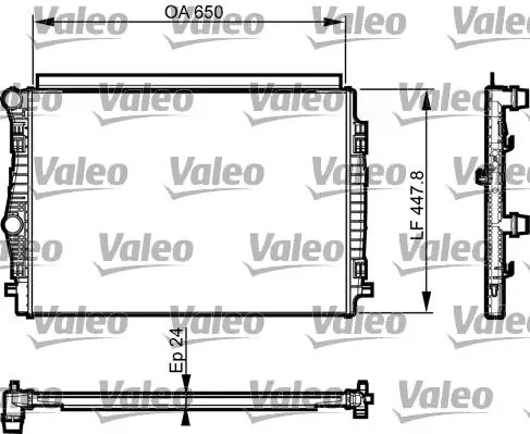 735559 VALEO Chłodnica silnika