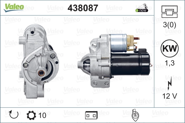 Rozrusznik 438087 VALEO